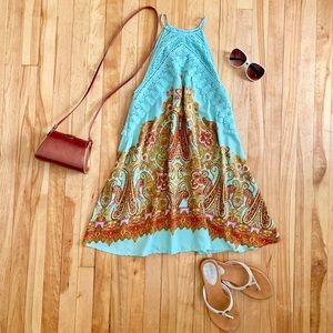 NWT Free People Shea printed mini dress